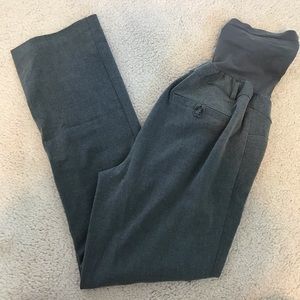 Grey maternity pants